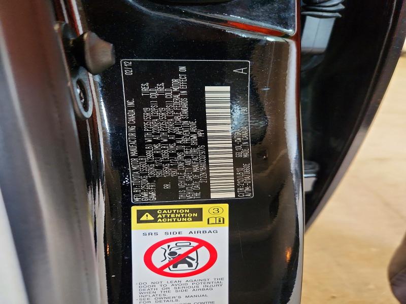 63133816 :رقم المزاد ، 2T2ZK1BAXCC079776 vin ، 2012 Lexus Rx مزاد بيع