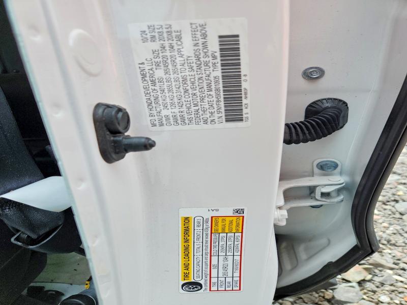 Aukcja sprzedaży 2025 Honda Passport, vin: 5FNYF8H59SB010935, numer aukcji: 63618816