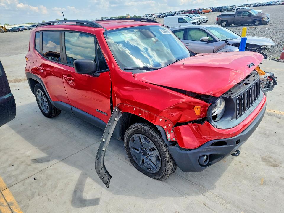 2018 Jeep Renegade მანქანა იყიდება აუქციონზე, vin: ZACCJBAB4JPH79999, აუქციონის ნომერი: 66635986