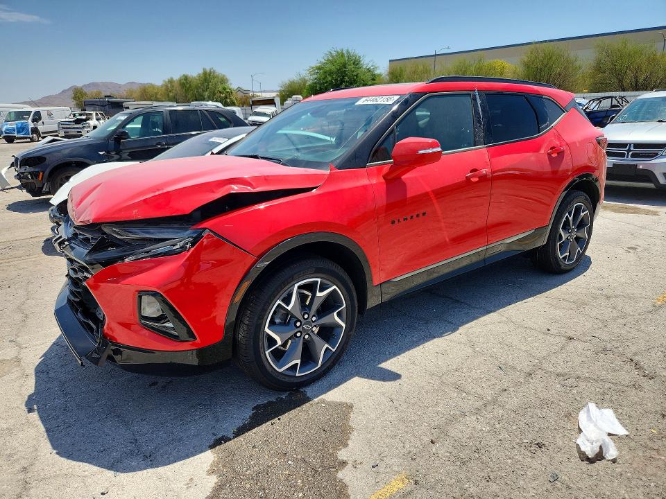64462156 :رقم المزاد ، 3GNKBERS9NS130273 vin ، 2022 Chevrolet Blazer مزاد بيع
