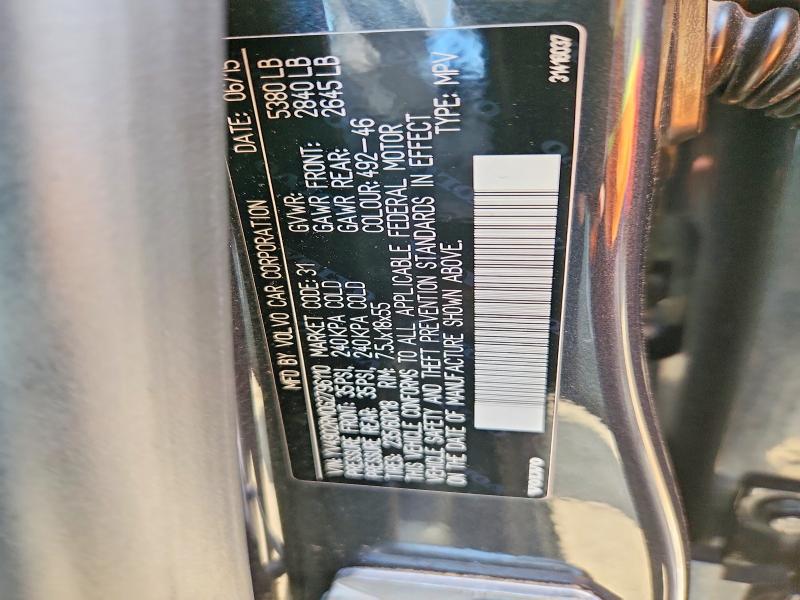 Aukcja sprzedaży 2016 Volvo Xc60, vin: YV4902RM0G2796110, numer aukcji: 66367876