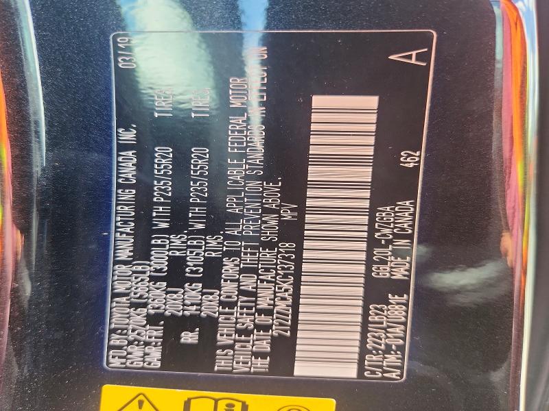 2019 Lexus Rx 350 მანქანა იყიდება აუქციონზე, vin: 2T2ZZMCA5KC137318, აუქციონის ნომერი: 67260396