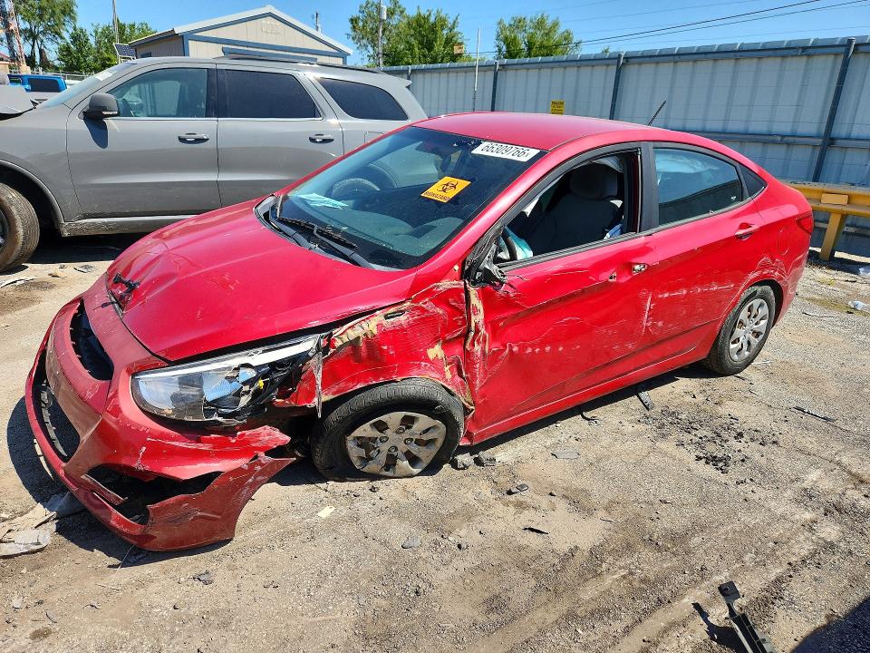 66309766 :رقم المزاد ، KMHCT4AE1HU187934 vin ، 2017 Hyundai Accent مزاد بيع