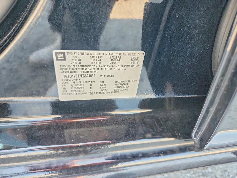 64214196 :رقم المزاد ، 3GTU1VEJ7EG524889 vin ، 2014 Gmc Sierra مزاد بيع