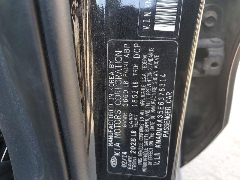 Продаж на аукціоні авто 2014 Kia Rio, vin: KNADM4A35E6376314, номер лоту: 66364086