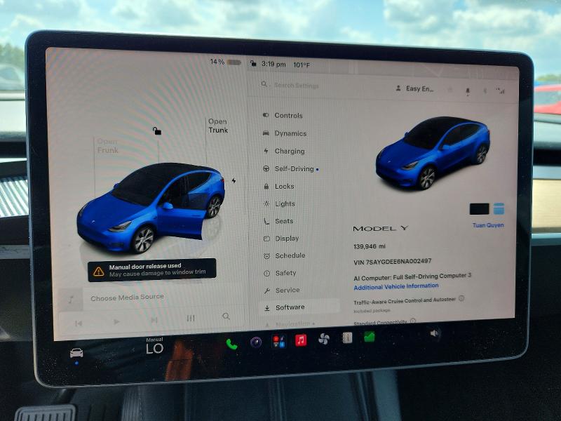 2022 Tesla Model Y მანქანა იყიდება აუქციონზე, vin: 7SAYGDEE6NA002497, აუქციონის ნომერი: 63688986