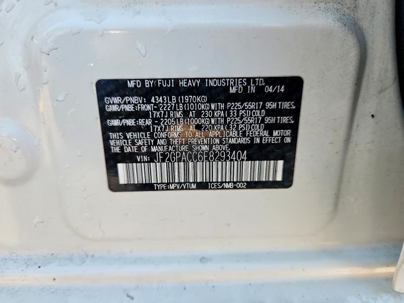 65283206 :رقم المزاد ، JF2GPACC6E8293404 vin ، 2014 Subaru Xv Crosstrek مزاد بيع