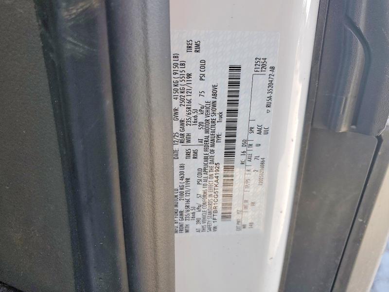 Продаж на аукціоні авто 2026 Ford Transit, vin: 1FTBR1CG5TKA41925, номер лоту: 65207806