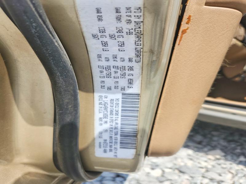 2000 Jeep Grand Cherokee მანქანა იყიდება აუქციონზე, vin: 1J4GW48NXYC103502, აუქციონის ნომერი: 65539326
