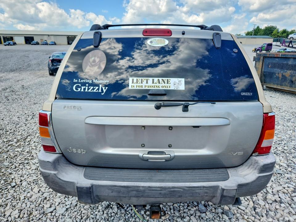 2000 Jeep Grand Cherokee მანქანა იყიდება აუქციონზე, vin: 1J4GW48NXYC103502, აუქციონის ნომერი: 65539326