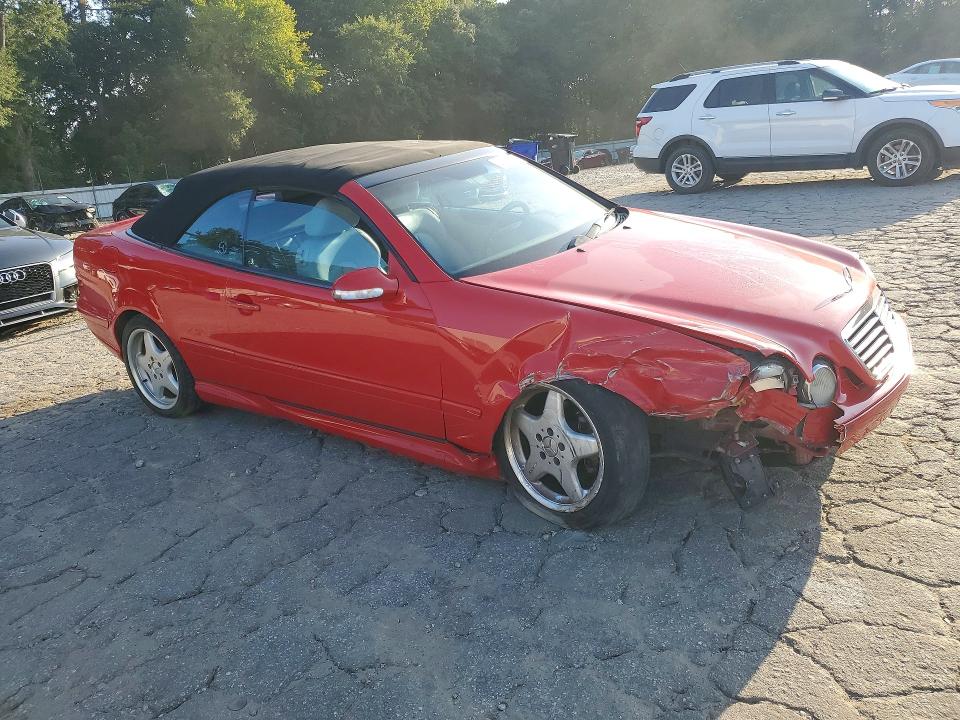 2001 Mercedes-benz Clk მანქანა იყიდება აუქციონზე, vin: WDBLK70GX1T065756, აუქციონის ნომერი: 64656516