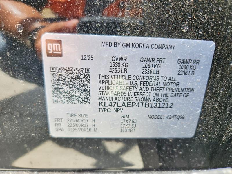 Aukcja sprzedaży 2026 Buick Envista, vin: KL47LAEP4TB131212, numer aukcji: 66120976