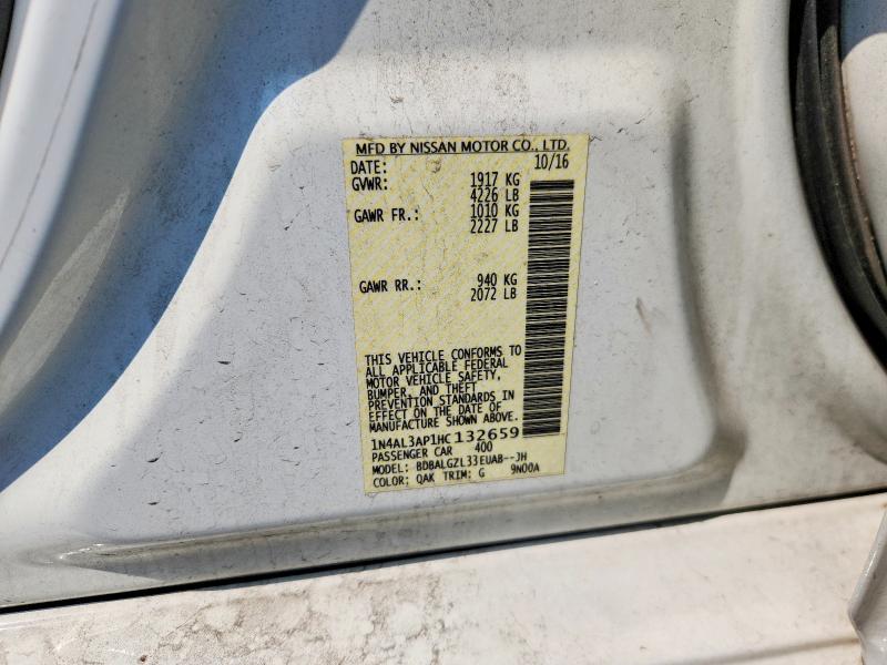 Продажа на аукционе авто 2017 Nissan Altima, vin: 1N4AL3AP1HC132659, номер лота: 64195126