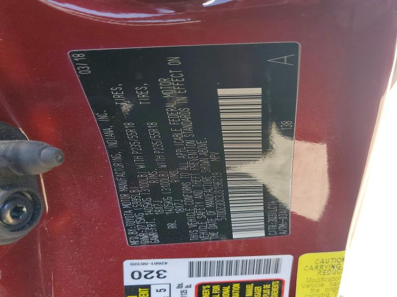 2018 Toyota Sienna მანქანა იყიდება აუქციონზე, vin: 5TDDZ3DC3JS196219, აუქციონის ნომერი: 65283606