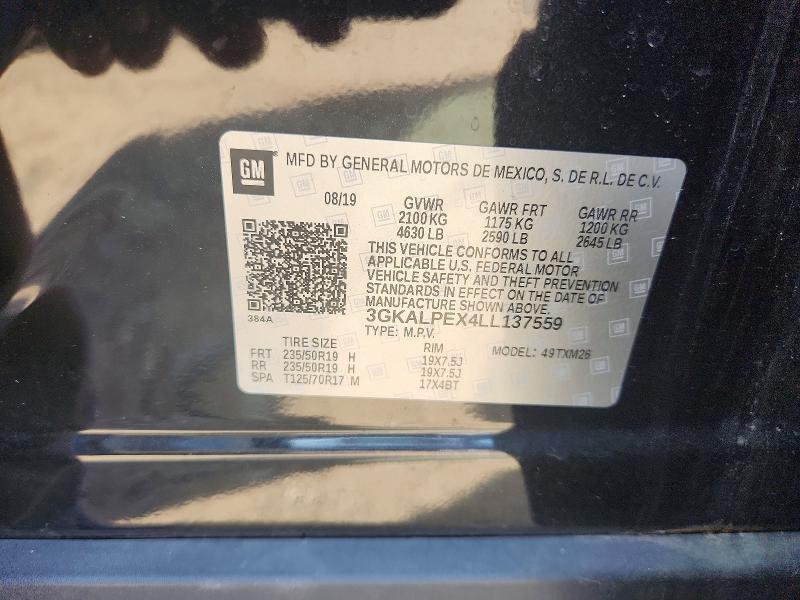 Aukcja sprzedaży 2020 Gmc Terrain, vin: 3GKALPEX4LL137559, numer aukcji: 63930406