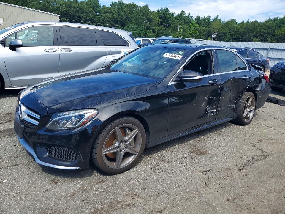 2015 Mercedes-benz C მანქანა იყიდება აუქციონზე, vin: 55SWF4KBXFU011319, აუქციონის ნომერი: 63939446