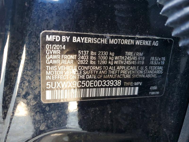 Продажа на аукционе авто 2014 Bmw X3, vin: 5UXWX9C50E0D33938, номер лота: 65557456