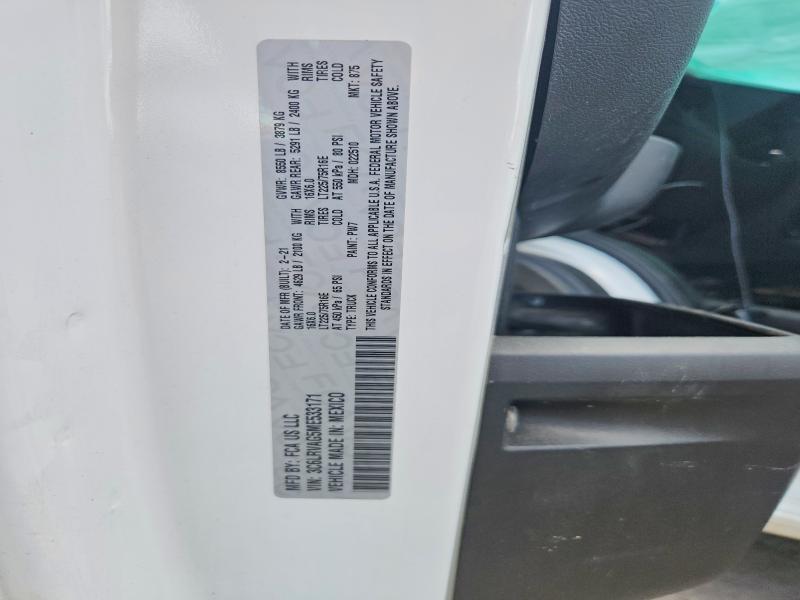 Продажа на аукционе авто 2021 Ram Promaster 1500, vin: 3C6LRVAG5ME533171, номер лота: 63881396