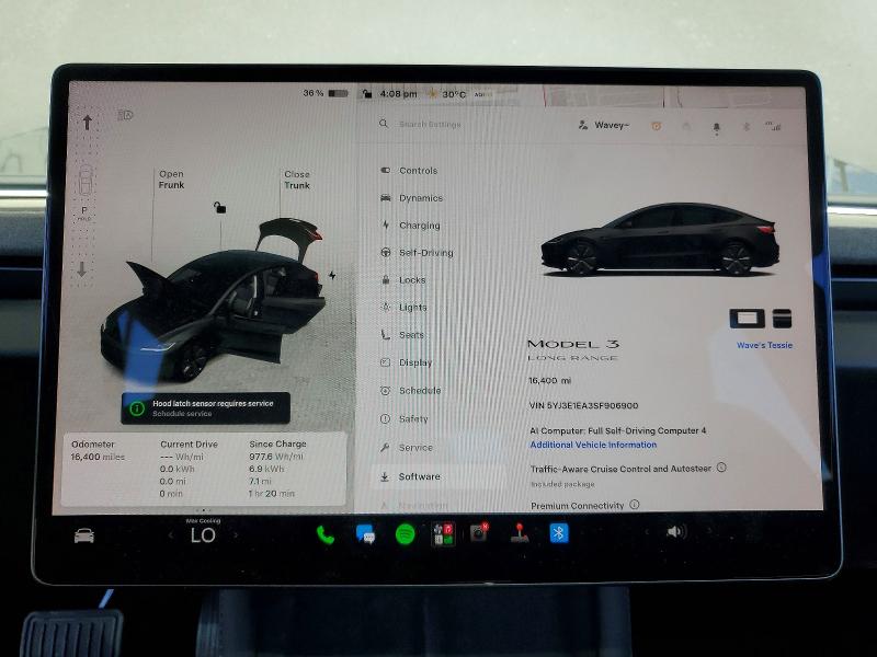 Aukcja sprzedaży 2025 Tesla Model 3, vin: 5YJ3E1EA3SF906900, numer aukcji: 64069746