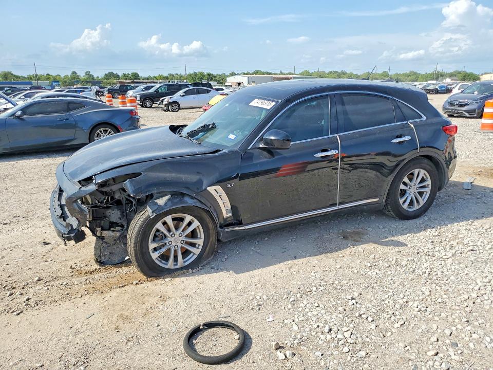 64195916 :رقم المزاد ، JN8CS1MU7HM141179 vin ، 2017 Infiniti Qx70 مزاد بيع