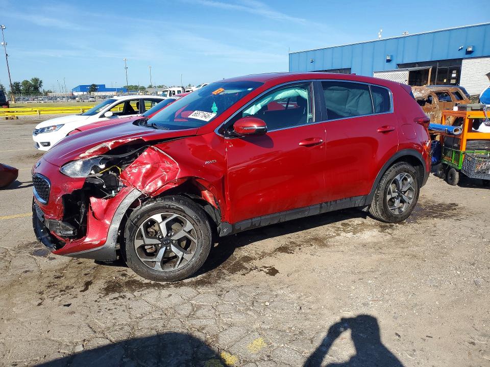 Auction sale of the 2021 Kia Sportage, vin: KNDPMCAC8M7861260, lot number: 66571646
