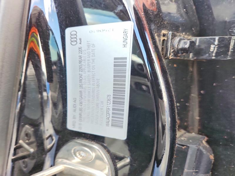 Aukcja sprzedaży 2015 Audi A3, vin: WAUACGFF5F1123678, numer aukcji: 66219746