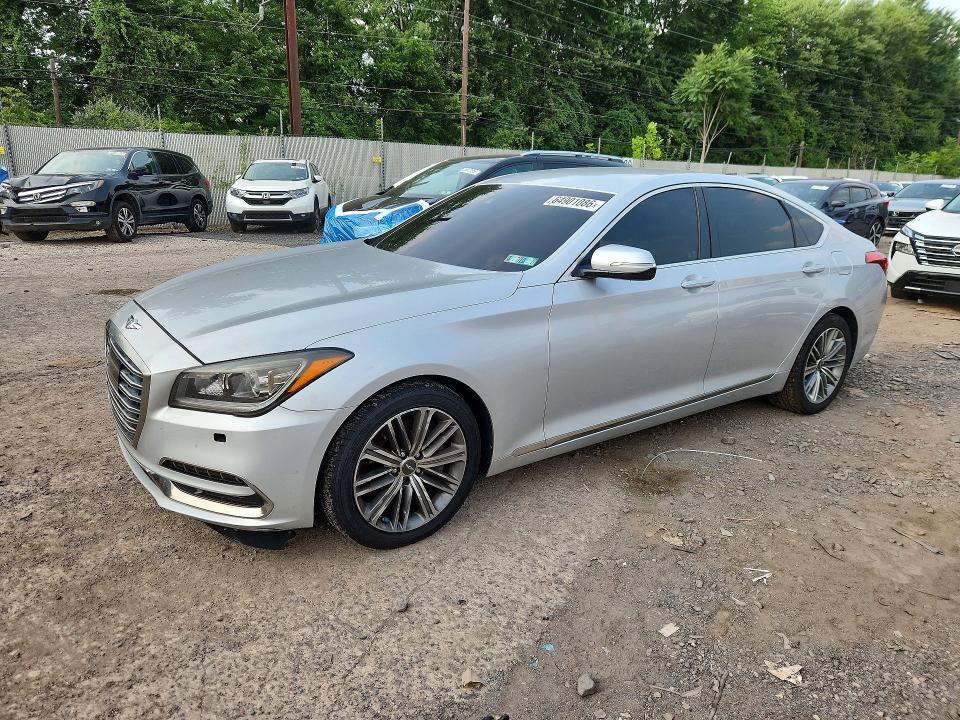 2018 Genesis G80 მანქანა იყიდება აუქციონზე, vin: KMHGN4JEXJU235447, აუქციონის ნომერი: 64901086