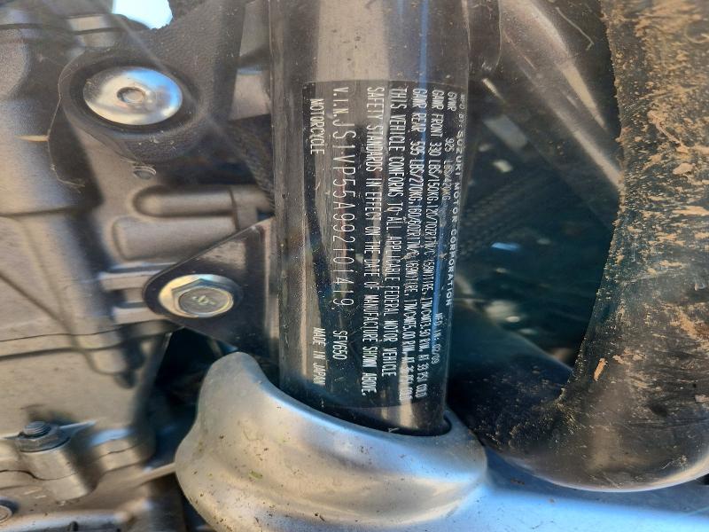 66489556 :رقم المزاد ، JS1VP55A992101419 vin ، 2009 Suzuki Sfv650 مزاد بيع