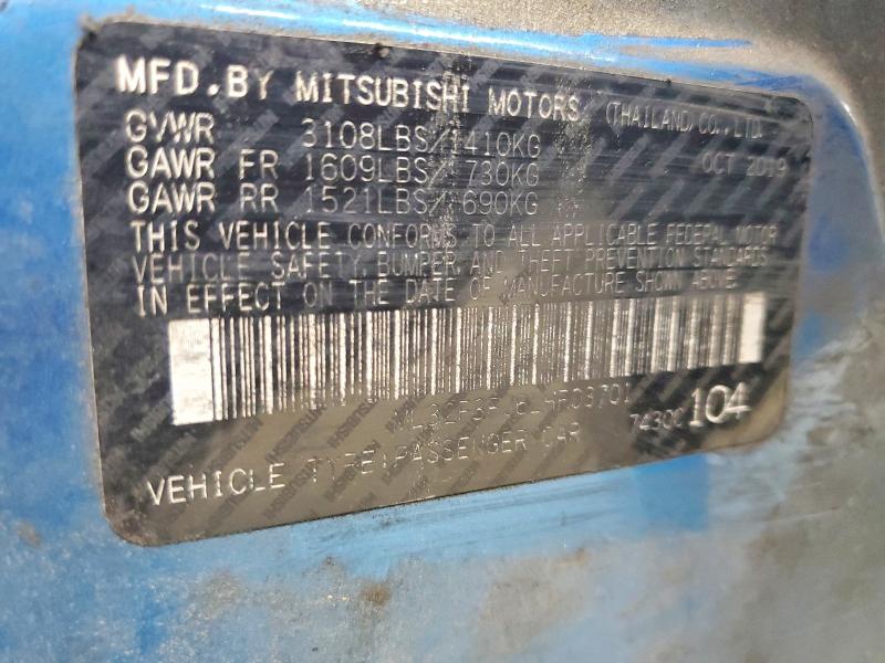 Aukcja sprzedaży 2020 Mitsubishi Mirage, vin: ML32F3FJ6LHF03701, numer aukcji: 64342786