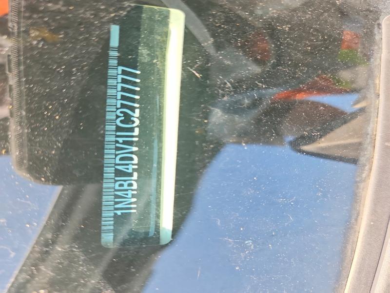 2020 Nissan Altima მანქანა იყიდება აუქციონზე, vin: 1N4BL4DV1LC277777, აუქციონის ნომერი: 64743446