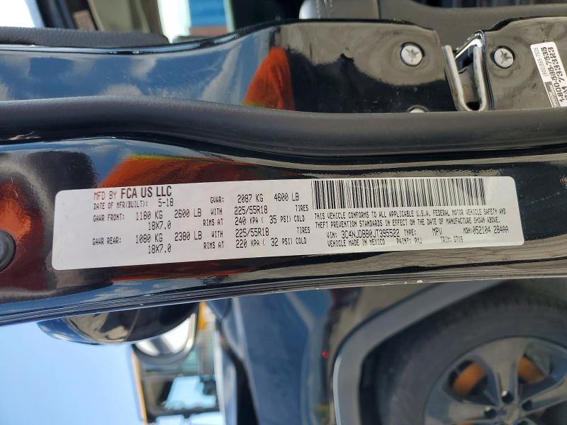 63507846 :رقم المزاد ، 3C4NJDBB0JT395522 vin ، 2018 Jeep Compass مزاد بيع