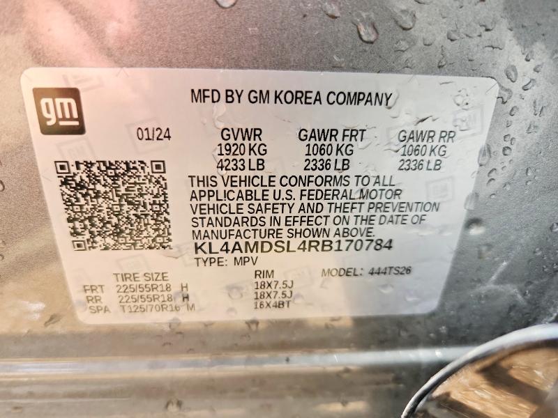 Aukcja sprzedaży 2024 Buick Encore Gx, vin: KL4AMDSL4RB170784, numer aukcji: 64780496