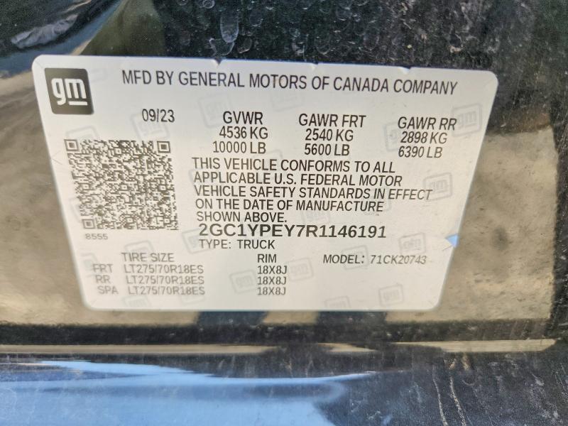 Продажа на аукционе авто 2024 Chevrolet Silverado, vin: 2GC1YPEY7R1146191, номер лота: 63777986
