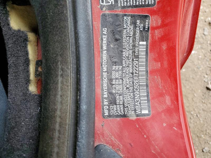 65864766 :رقم المزاد ، WBA3N9C52EF722291 vin ، 2014 Bmw 428 مزاد بيع