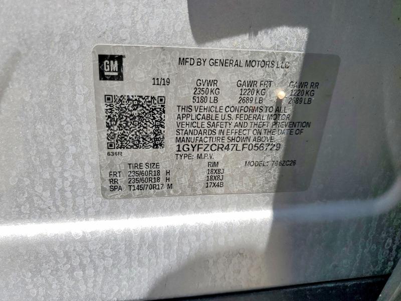 Продаж на аукціоні авто 2020 Cadillac Xt4, vin: 1GYFZCR47LF056729, номер лоту: 65201436