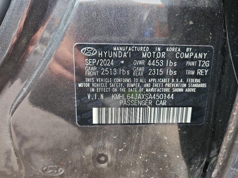 Продаж на аукціоні авто 2025 Hyundai Sonata, vin: KMHL64JAXSA450144, номер лоту: 64827526