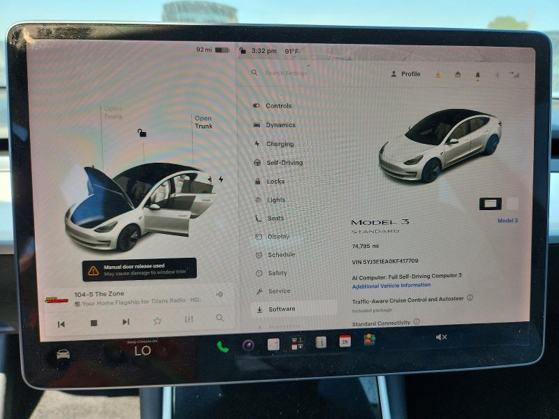 66515196 :رقم المزاد ، 5YJ3E1EA0KF417709 vin ، 2019 Tesla Model 3 مزاد بيع