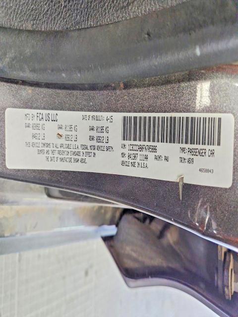 Aukcja sprzedaży 2015 Chrysler 200, vin: 1C3CCCAB0FN705886, numer aukcji: 62325286