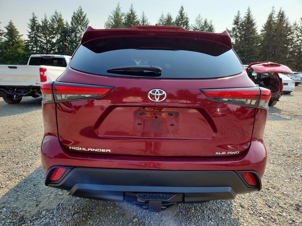 Aukcja sprzedaży 2020 Toyota Highlander, vin: 5TDGZRBH4LS037100, numer aukcji: 63608546
