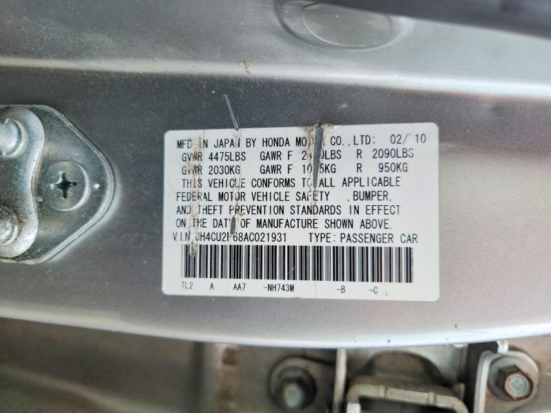 Продаж на аукціоні авто 2010 Acura Tsx, vin: JH4CU2F68AC021931, номер лоту: 66999016