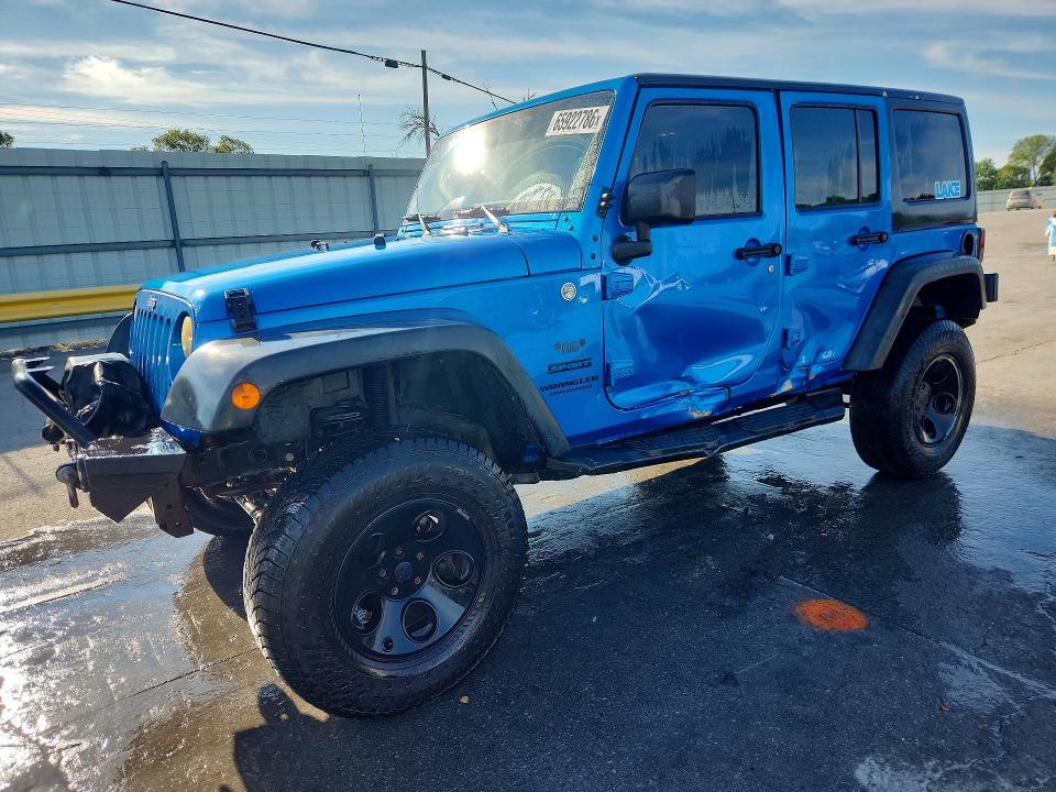 Auction sale of the 2015 Jeep Wrangler Unlimited, vin: 1C4BJWDG3FL719993, lot number: 65922786