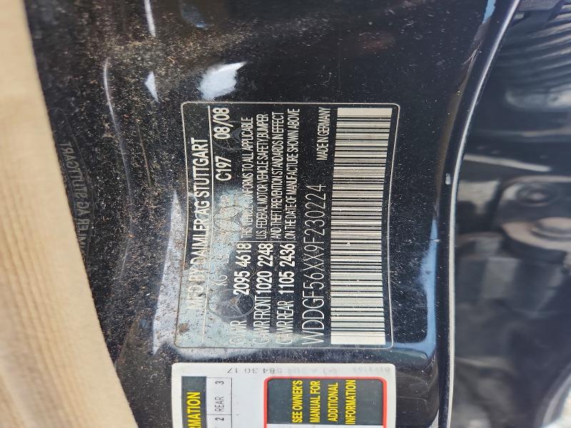 Продаж на аукціоні авто 2009 Mercedes-benz C, vin: WDDGF56XX9F230224, номер лоту: 62852136