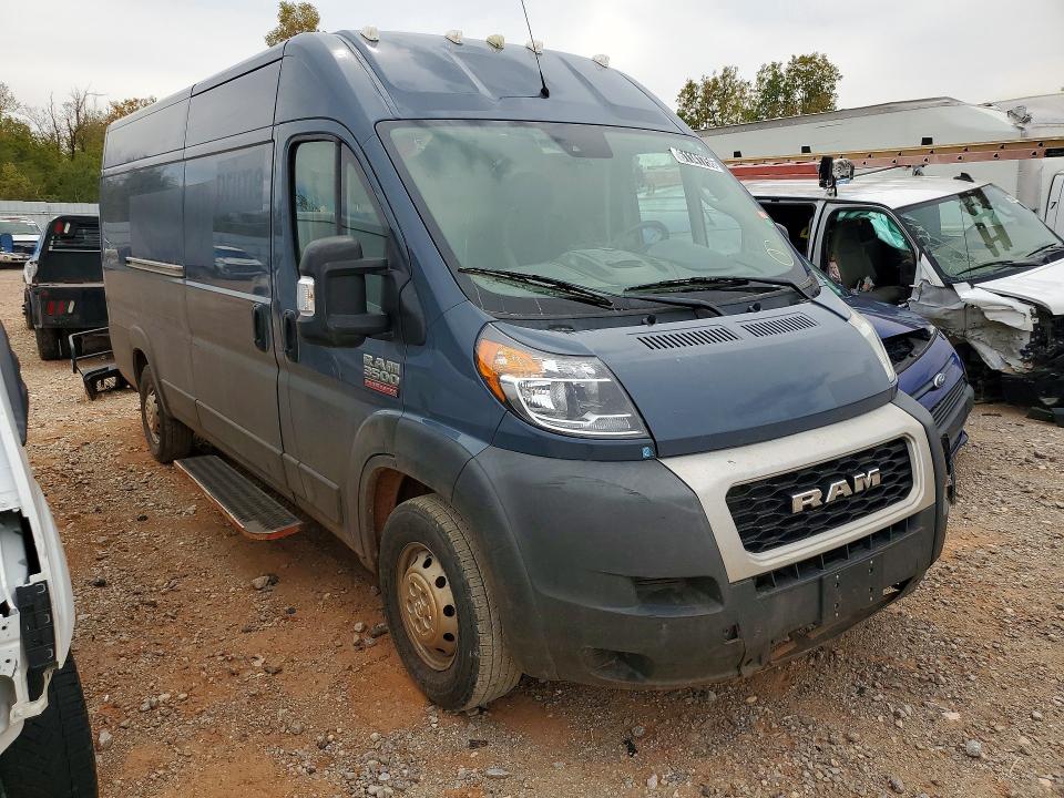 2021 Ram Promaster 3500 მანქანა იყიდება აუქციონზე, vin: 3C6MRVJG5ME586523, აუქციონის ნომერი: 61141756