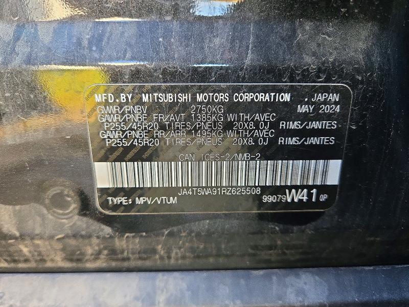 Aukcja sprzedaży 2024 Mitsubishi Outlander, vin: JA4T5WA91RZ625508, numer aukcji: 61527426