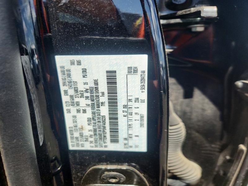 65380896 :رقم المزاد ، 1FTEW1EP5NFA06235 vin ، 2022 Ford F150 مزاد بيع