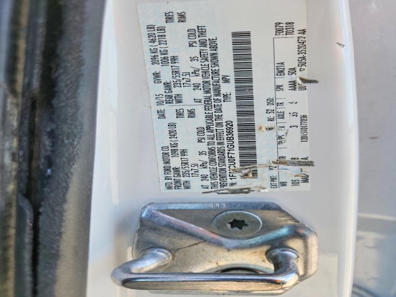 Aukcja sprzedaży 2016 Ford Escape, vin: 1FMCU0F71GUB36920, numer aukcji: 65660076