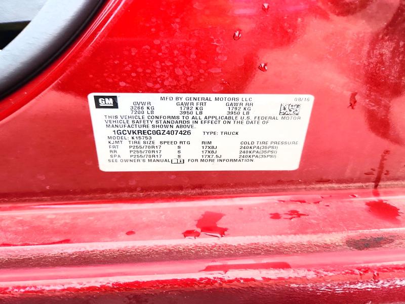 Продаж на аукціоні авто 2016 Chevrolet Silverado, vin: 1GCVKREC0GZ407426, номер лоту: 64022596