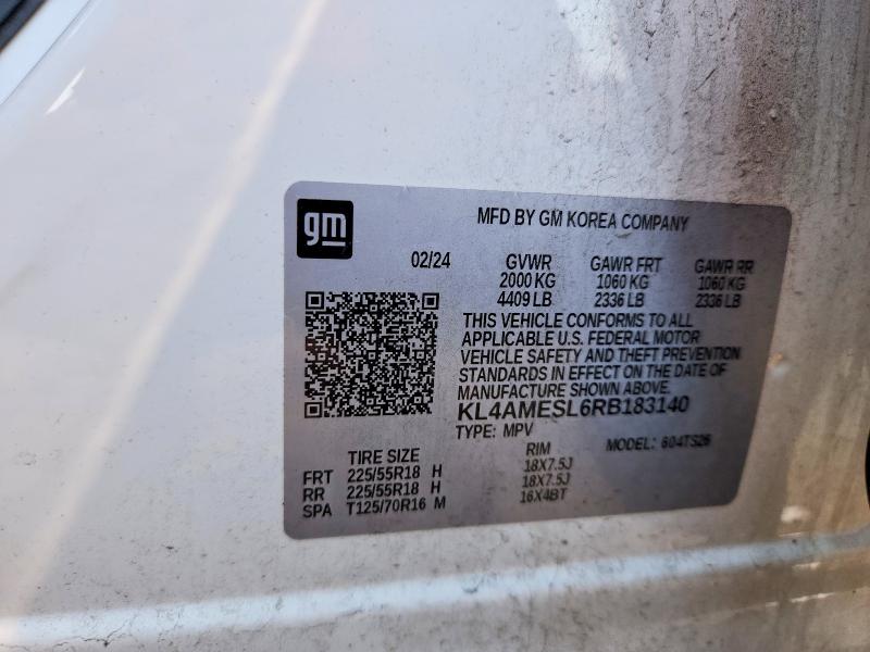 Aukcja sprzedaży 2024 Buick Encore Gx, vin: KL4AMESL6RB183140, numer aukcji: 64895856