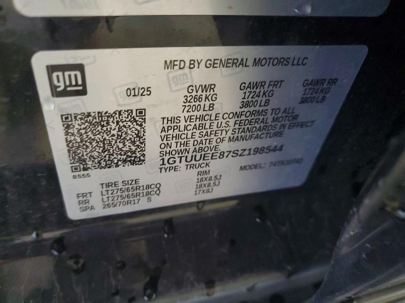 2025 Gmc 5000 მანქანა იყიდება აუქციონზე, vin: 1GTUUEE87SZ198544, აუქციონის ნომერი: 65001096