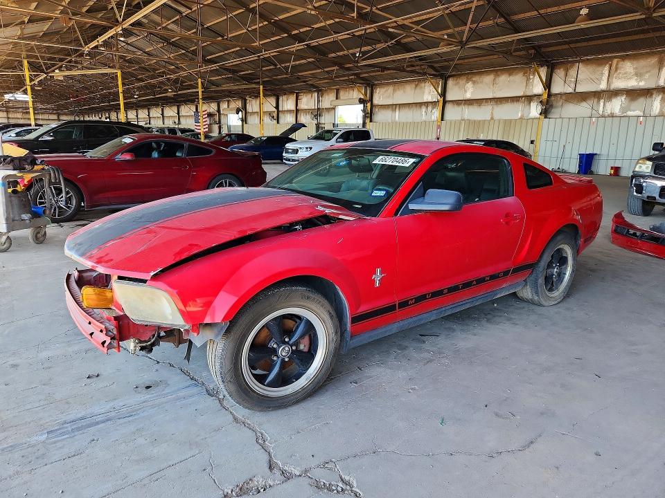 66270486 :رقم المزاد ، 1ZVHT80N775224316 vin ، 2007 Ford Mustang مزاد بيع